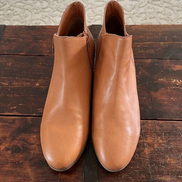 Jack Rogers Tan Leather Ankle Booties Size 11 NWOT - Picture 5 of 8